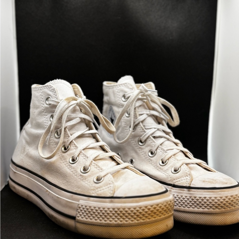 Converse High-Top Sneakers - Cream